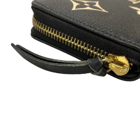 Auth LOUIS VUITTON Portefeuille Clmence M82338 black/beige - RFID : confirmed - Picture 10 of 10